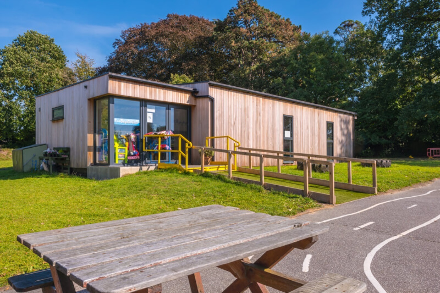 Outdoor classrooms at Rushmere